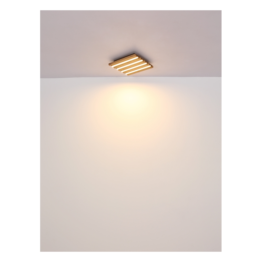 Globo - LED Плафониера LED/30W/230V 3000K 80x20 см дърво