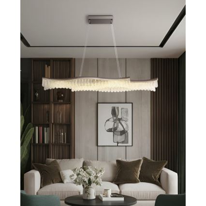 Globo - LED Пендел LED/35W/230V 3200K матов хром