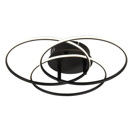 Globo - LED Плафониера LED/40W/230V 4000K Ø 45,6 см черен