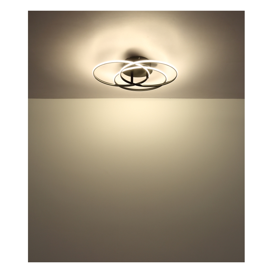 Globo - LED Плафониера LED/40W/230V 4000K Ø 45,6 см черен