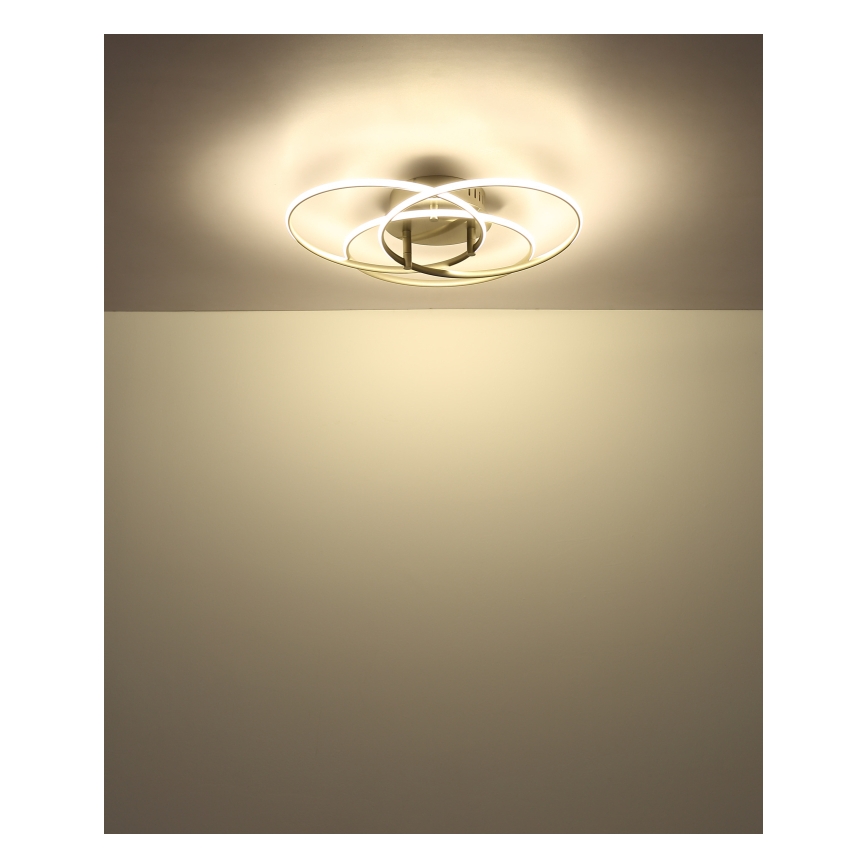 Globo - LED Плафониера LED/40W/230V 4000K Ø 45,6 см матов хром