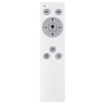 Globo - Димируемо LED таванно осветително тяло LED/40W/230V 2700-6500K 32,5x87,5 cm кафяво/черно + дистанционно управление