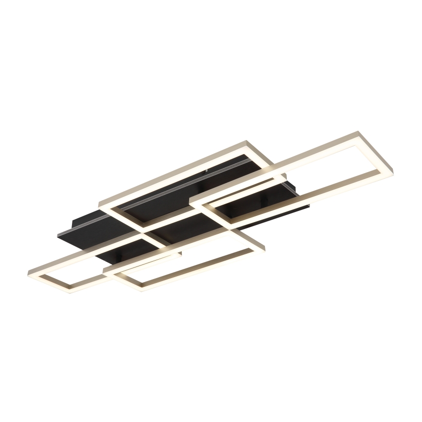 Globo - LED затъмняемо таванно осветително тяло LED/40W/230V 2700-6500K 32,5x87,5 cm черно + дистанционно управление