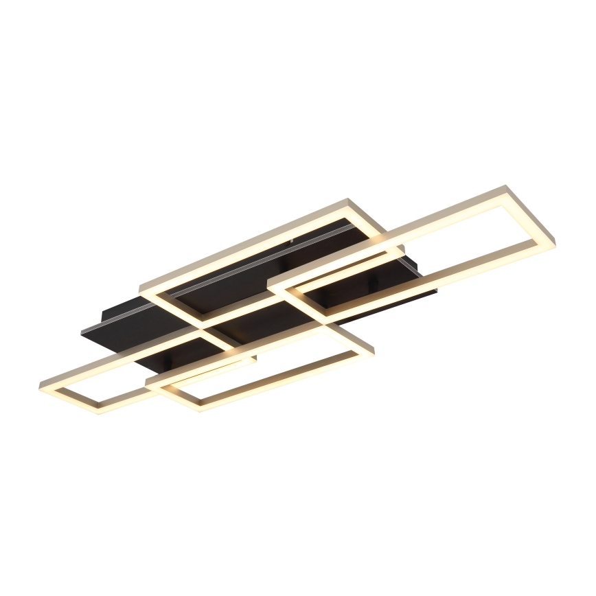 Globo - LED затъмняемо таванно осветително тяло LED/40W/230V 2700-6500K 32,5x87,5 cm черно + дистанционно управление