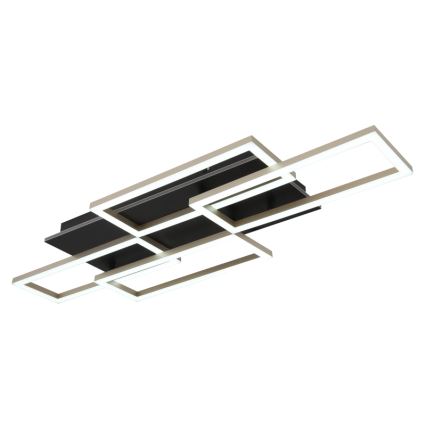 Globo - LED затъмняемо таванно осветително тяло LED/40W/230V 2700-6500K 32,5x87,5 cm черно + дистанционно управление