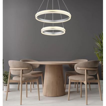 Globo - LED полилей на кабел с възможност за димиране LED/60W/230V 2700-6000K + дистанционно управление