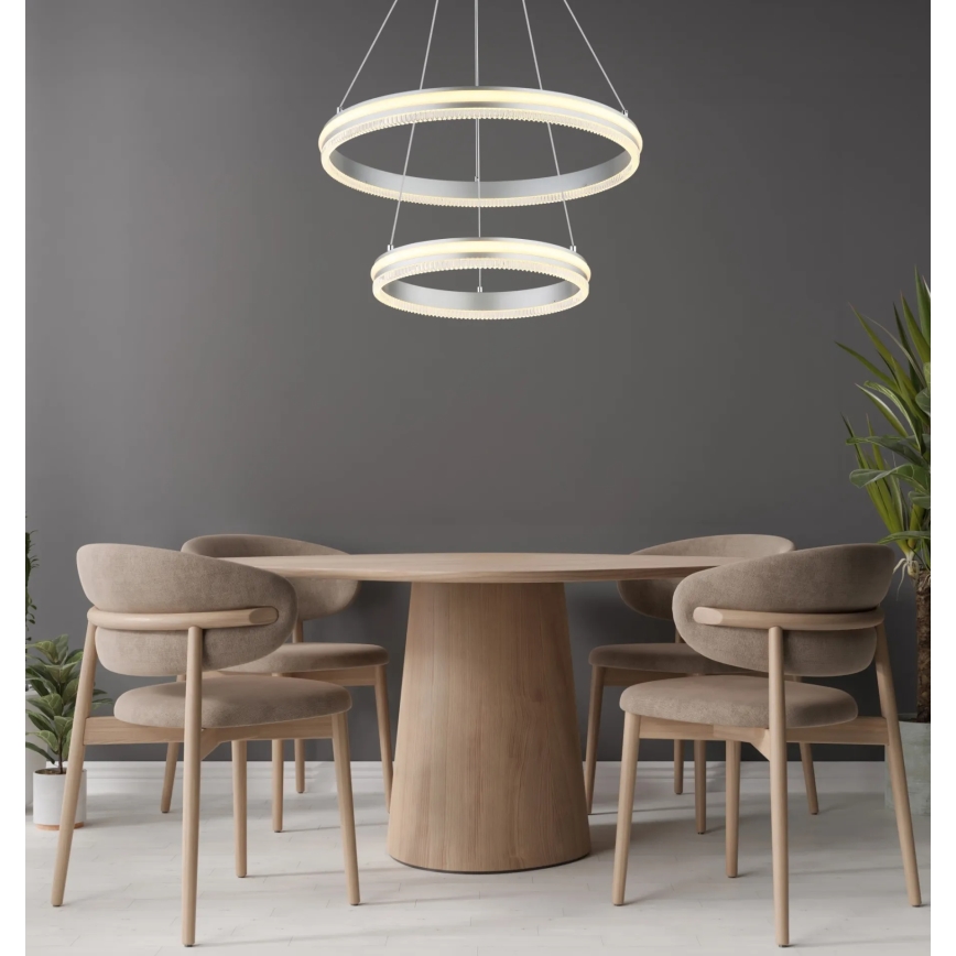 Globo - LED полилей на кабел с възможност за димиране LED/60W/230V 2700-6000K + дистанционно управление
