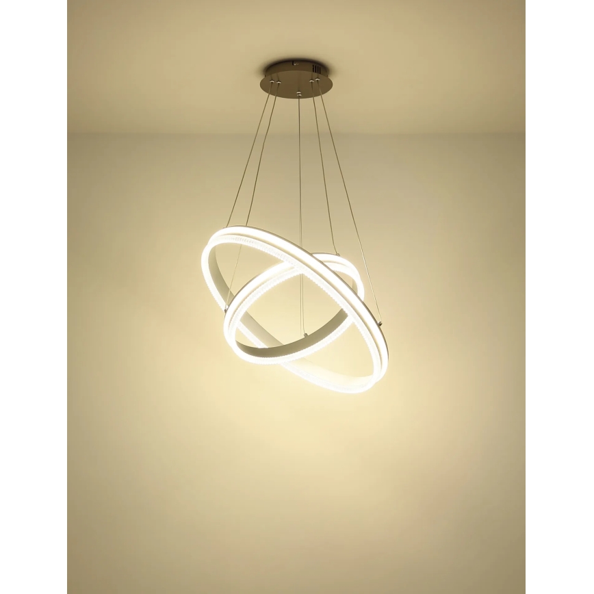 Globo - LED полилей на кабел с възможност за димиране LED/60W/230V 2700-6000K + дистанционно управление