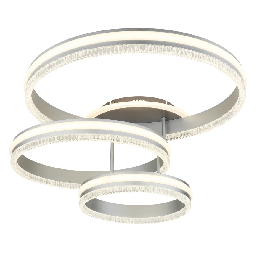 Globo - LED димируемо таванно осветително тяло LED/72W/230V 2700-6000K сребристо + дистанционно управление