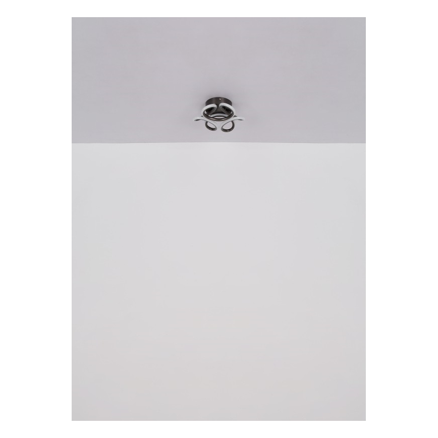 Globo - LED Плафониера LED/24W/230V 2700/4000/6000K Ø 26 см черен