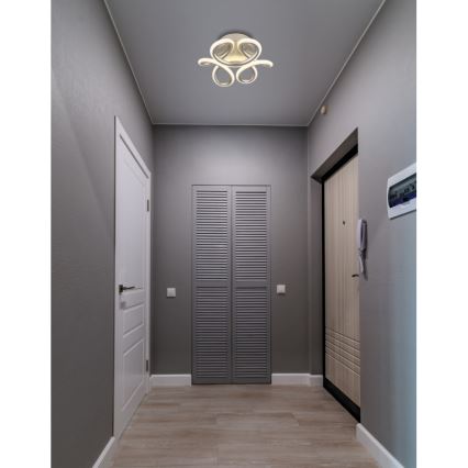 Globo - LED Плафониера LED/24W/230V 2700/4000/6000K Ø 26 см матов хром