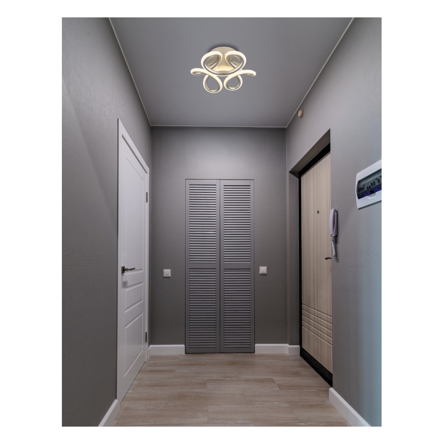 Globo - LED Плафониера LED/24W/230V 2700/4000/6000K Ø 26 см матов хром