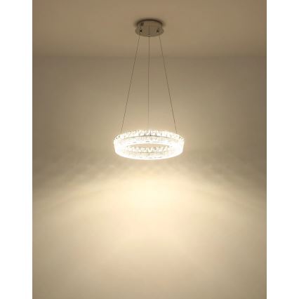 Globo - димируем LED полилей на кабел LED/24W/230V 2700-6000K прозрачен + дистанционно управление
