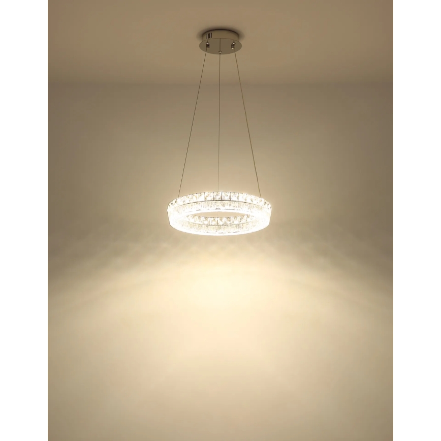 Globo - димируем LED полилей на кабел LED/24W/230V 2700-6000K прозрачен + дистанционно управление