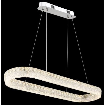 Globo - LED димируем полилей на кабел LED/40W/230V 2700-6000K прозрачен + дистанционно управление
