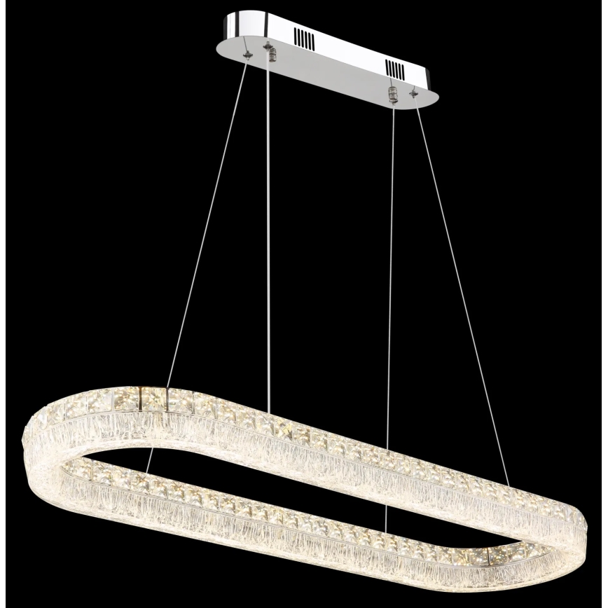Globo - LED димируем полилей на кабел LED/40W/230V 2700-6000K прозрачен + дистанционно управление