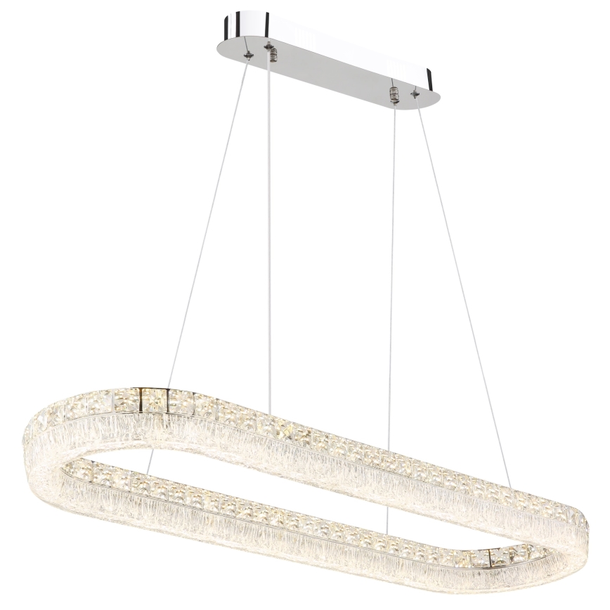 Globo - LED димируем полилей на кабел LED/40W/230V 2700-6000K прозрачен + дистанционно управление