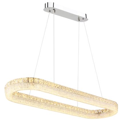 Globo - LED димируем полилей на кабел LED/40W/230V 2700-6000K прозрачен + дистанционно управление