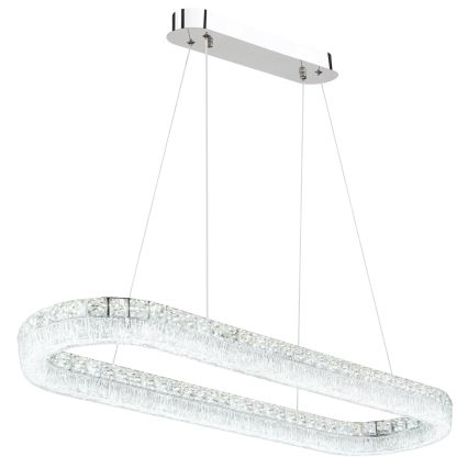Globo - LED димируем полилей на кабел LED/40W/230V 2700-6000K прозрачен + дистанционно управление