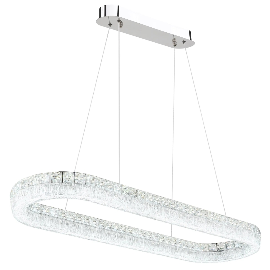 Globo - LED димируем полилей на кабел LED/40W/230V 2700-6000K прозрачен + дистанционно управление