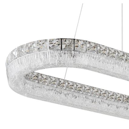 Globo - LED димируем полилей на кабел LED/40W/230V 2700-6000K прозрачен + дистанционно управление