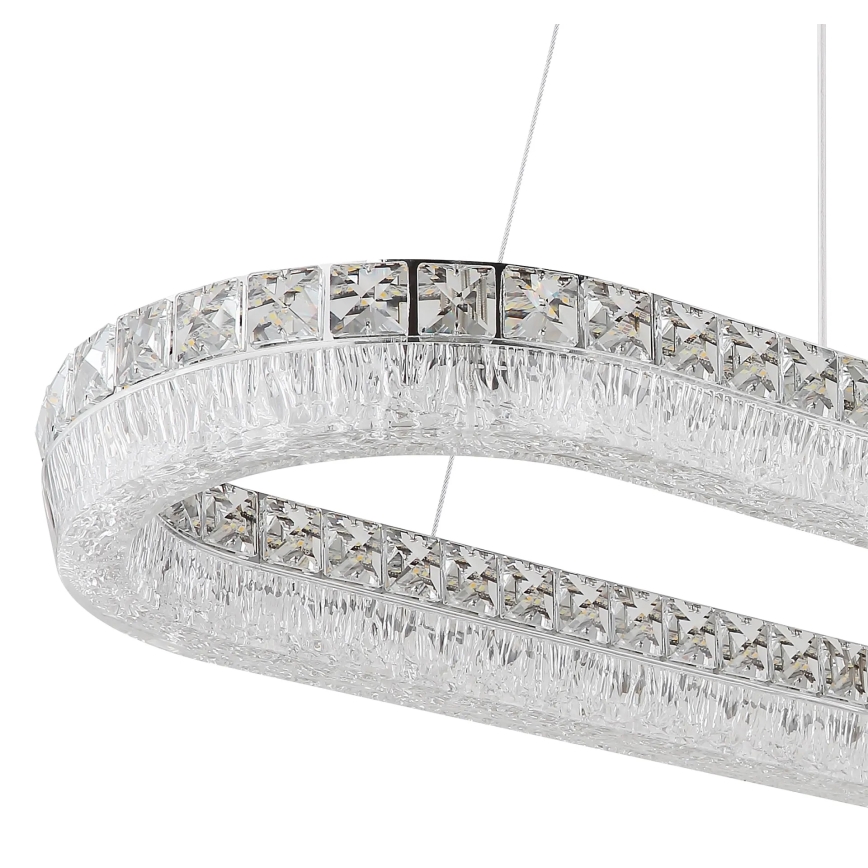 Globo - LED димируем полилей на кабел LED/40W/230V 2700-6000K прозрачен + дистанционно управление