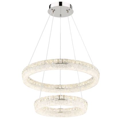 Globo - LED димируем полилей на кабел LED/60W/230V 2700-6000K прозрачен + дистанционно управление