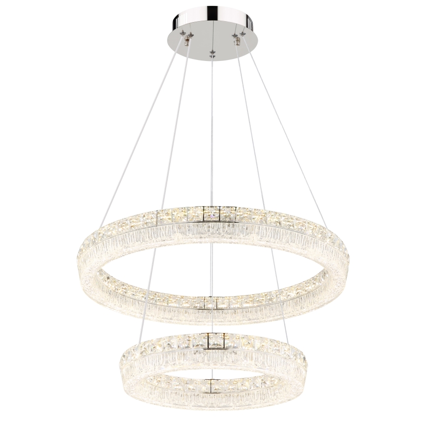 Globo - LED димируем полилей на кабел LED/60W/230V 2700-6000K прозрачен + дистанционно управление