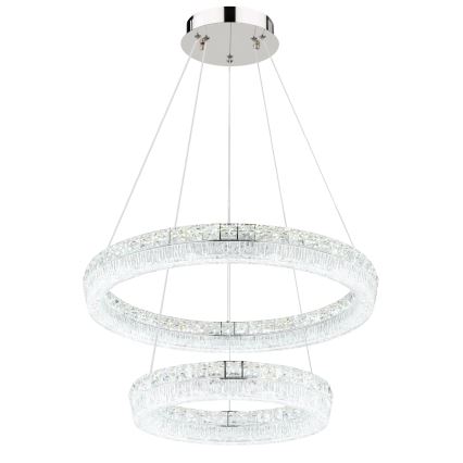 Globo - LED димируем полилей на кабел LED/60W/230V 2700-6000K прозрачен + дистанционно управление