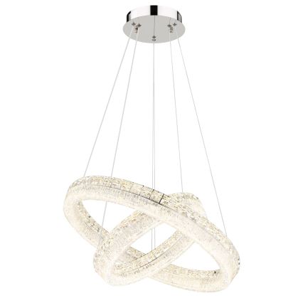 Globo - LED димируем полилей на кабел LED/60W/230V 2700-6000K прозрачен + дистанционно управление