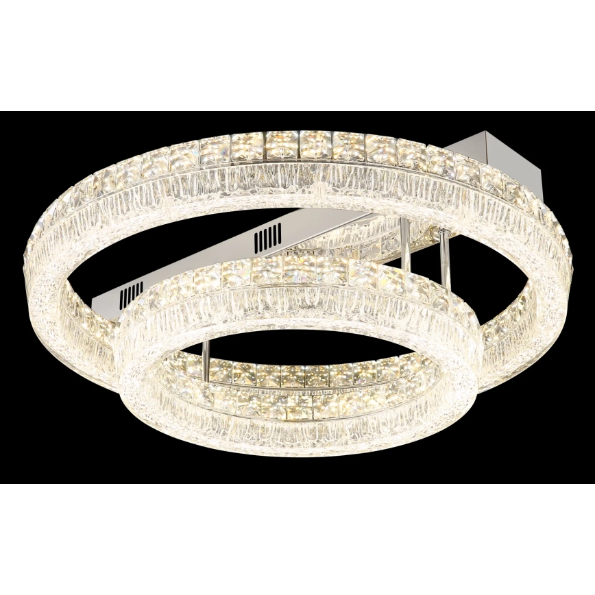 Globo - димируем LED плафон LED/60W/230V 2700-6000K прозрачен + дистанционно управление