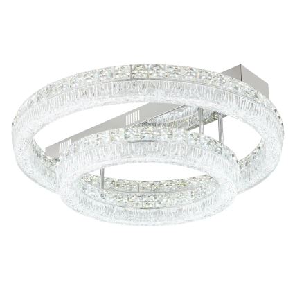 Globo - димируем LED плафон LED/60W/230V 2700-6000K прозрачен + дистанционно управление
