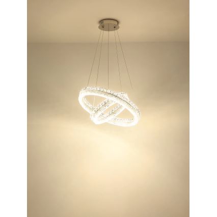 Globo - Димируем LED полилей на кабел LED/72W/230V 2700-6000K прозрачен + дистанционно управление