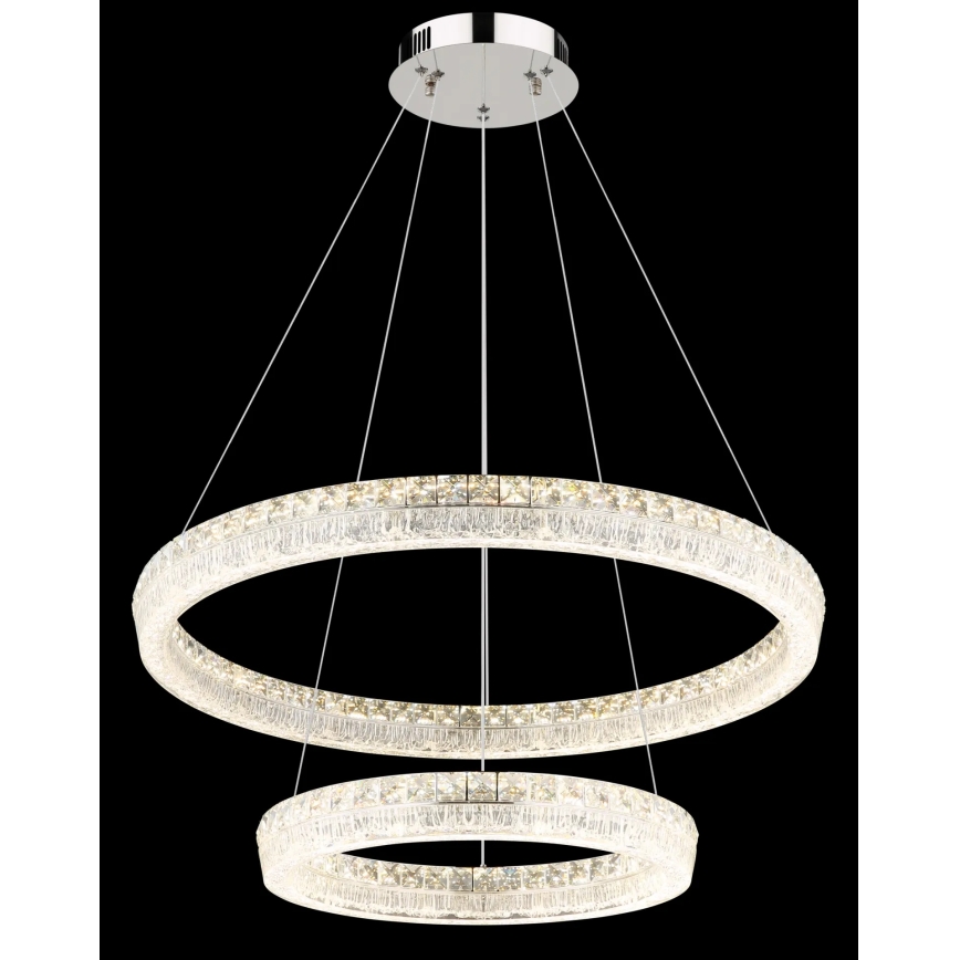 Globo - Димируем LED полилей на кабел LED/72W/230V 2700-6000K прозрачен + дистанционно управление