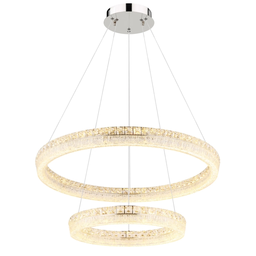 Globo - Димируем LED полилей на кабел LED/72W/230V 2700-6000K прозрачен + дистанционно управление