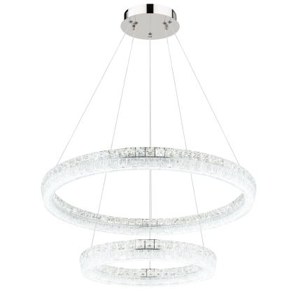 Globo - Димируем LED полилей на кабел LED/72W/230V 2700-6000K прозрачен + дистанционно управление