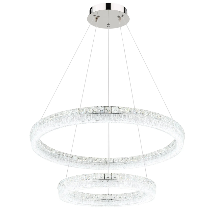 Globo - Димируем LED полилей на кабел LED/72W/230V 2700-6000K прозрачен + дистанционно управление