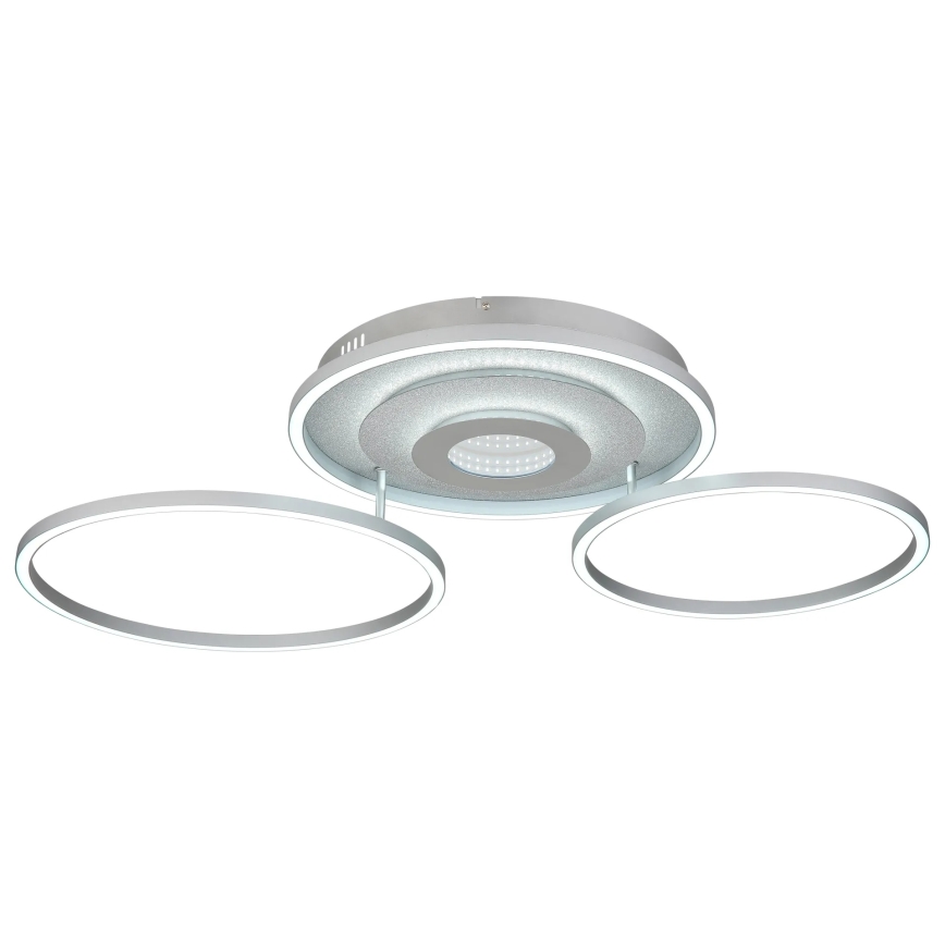 Globo - Димируема LED таванна лампа LED/40W/230V 2700-6500K 57x99,2 cm сребриста + дистанционно управление