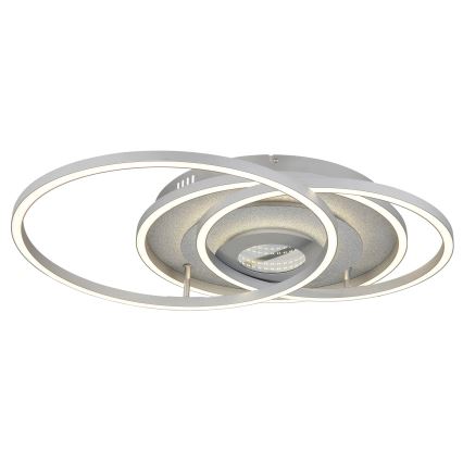Globo - Димируема LED таванна лампа LED/40W/230V 2700-6500K 57x99,2 cm сребриста + дистанционно управление