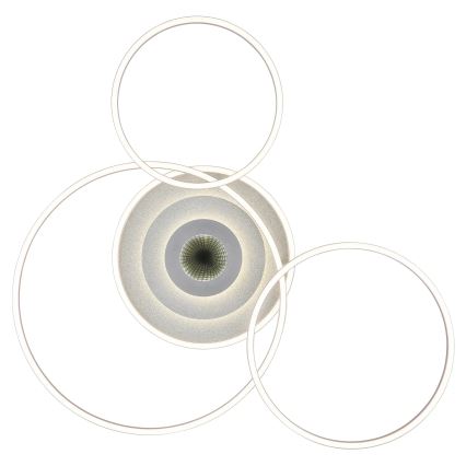 Globo - Димируема таванна LED лампа LED/60W/230V 2700-6500K 80,8x99,2 cm сребрист + дистанционно управление