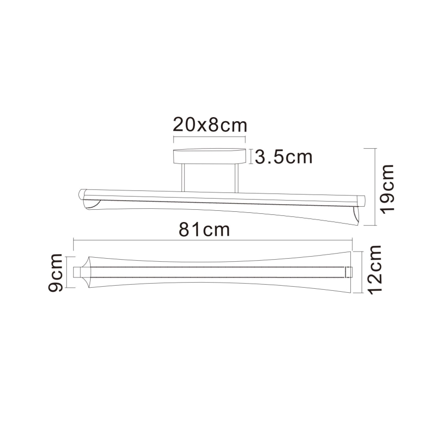 Globo - LED полилей на стойка LED/28W/230V 2700/4000/6000K