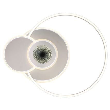 Globo - LED таванно осветително тяло с възможност за димиране LED/24W/230V 2700-6000K сребристо + дистанционно управление
