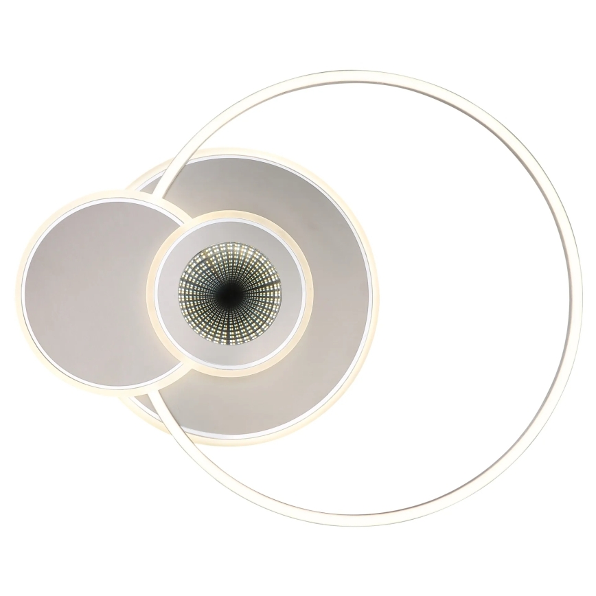 Globo - LED таванно осветително тяло с възможност за димиране LED/24W/230V 2700-6000K сребристо + дистанционно управление