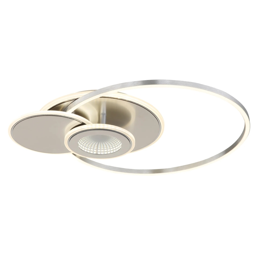 Globo - LED таванно осветително тяло с възможност за димиране LED/24W/230V 2700-6000K сребристо + дистанционно управление