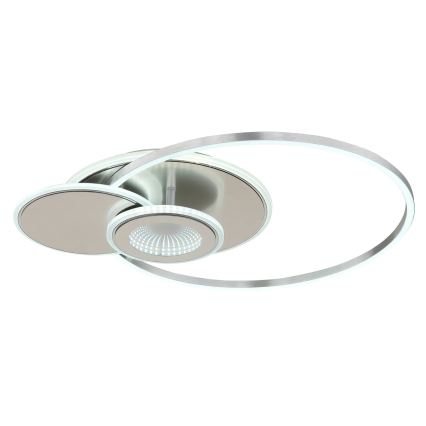 Globo - LED таванно осветително тяло с възможност за димиране LED/24W/230V 2700-6000K сребристо + дистанционно управление