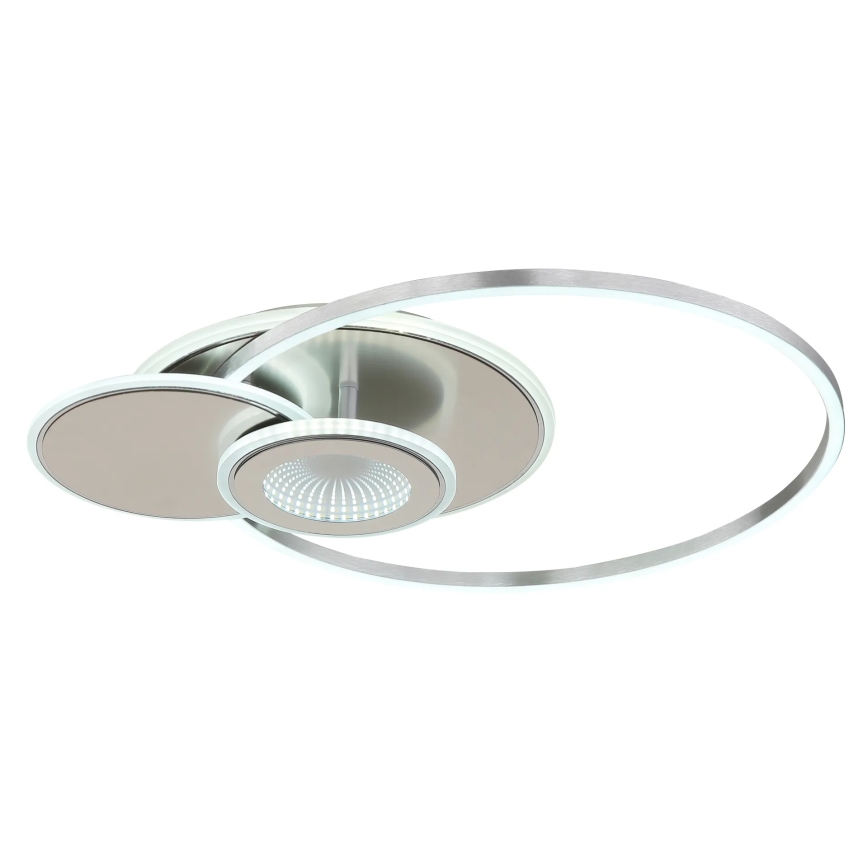 Globo - LED таванно осветително тяло с възможност за димиране LED/24W/230V 2700-6000K сребристо + дистанционно управление