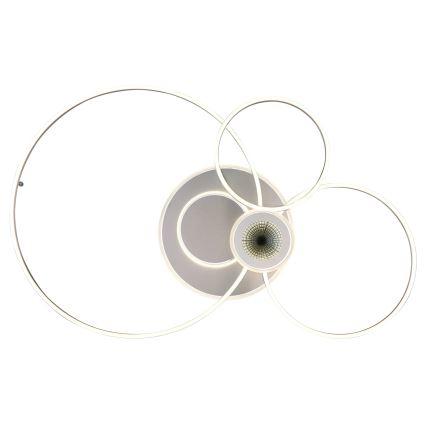 Globo - Димируема LED плафониера LED/36W/230V 2700-6500K сребриста + дистанционно управление