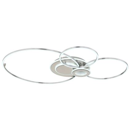 Globo - Димируема LED плафониера LED/36W/230V 2700-6500K сребриста + дистанционно управление