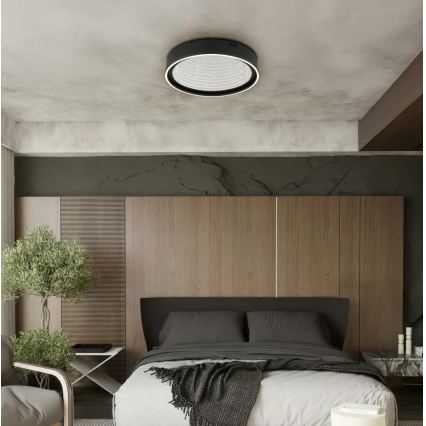 Globo - LED димируемо таванно осветително тяло LED/40W/230V 2700-6500K Ø 51,5 cm черно + дистанционно управление