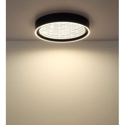 Globo - LED димируемо таванно осветително тяло LED/40W/230V 2700-6500K Ø 51,5 cm черно + дистанционно управление